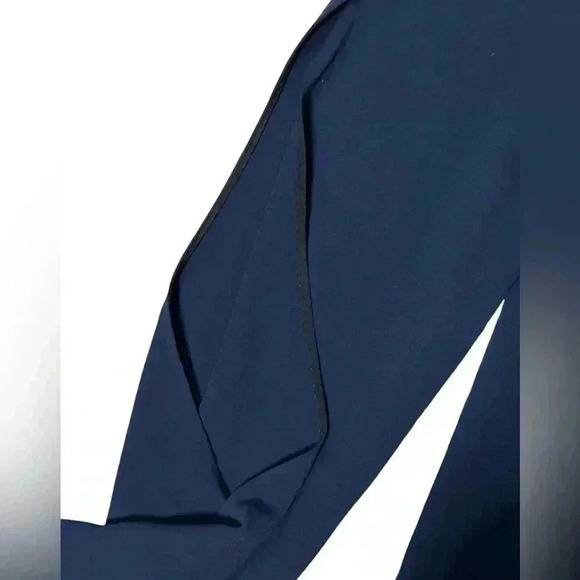 Jonathan Simkai Slit Leg Navy Blue Pull On Pants Size 2 - Picture 4 of 6